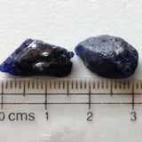 14-17mm Blue Rough Raw Sapphire Crystal, 5 Pcs Loose Blue Sapphire Sticks for Jewelry - PDG370