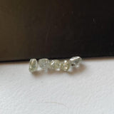 Beautiful Clear Diamond Rough, 3.2-4mm Clear White Loose Diamond Crystal for Jewelry - PDD955