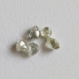 Beautiful Clear Diamond Rough, 3.2-4mm Clear White Loose Diamond Crystal for Jewelry - PDD955