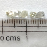 Beautiful Clear Diamond Rough, 3.2-4mm Clear White Loose Diamond Crystal for Jewelry - PDD955