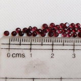 2.5mm Garnet Cut Stones, Faceted Pink Garnet Loose Gemstone, Garnet Rose Cut Gem