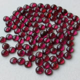 3mm Garnet Cabochons Tiny Calibrated Garnet Plain Smooth Round Loose Natural