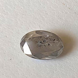 Salt And Pepper Diamond, CONFLICT FREE 6x4mm, 0.45 Ct Oval Shaped Brilliant Cut Faceted Clear Black Diamond For Jewelry - PDD976