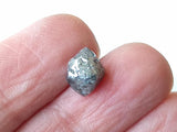 9x7mm Grey Diamond Octahedron, 1 Pc Natural Rough Raw Uncut Smooth Loose Diamond Crystal - PPKJ219