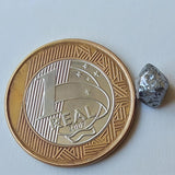 9x7mm Grey Diamond Octahedron, 1 Pc Natural Rough Raw Uncut Smooth Loose Diamond Crystal - PPKJ219