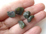 8-15mm Emerald Rough, Green Emerald Rough Stones, Rough Raw Loose Emerald Gemstones (5 Pcs T0 10 Pcs) - PGP884BZ