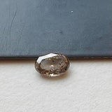 Salt And Pepper Diamond, CONFLICT FREE 6x4mm, 0.4 Ct Oval Shaped Brilliant Cut Faceted Clear Black Diamond For Jewelry - PDD971