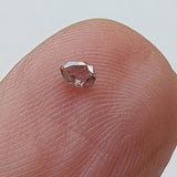 1.9x2.6mm Pink Pear Diamond, Clear Pink Pear Shaped Faceted Rose Cut Loose Double Cut Diamond for Ring - PPKJ210