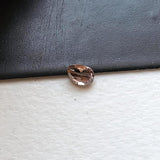 3.2x2.5mm Pink Pear Diamond, Clear Pink Pear Shaped Faceted Rose Cut Loose Double Cut Diamond for Ring - PPKJ222