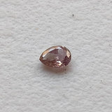 1.9x2.6mm Pink Pear Diamond, Clear Pink Pear Shaped Faceted Rose Cut Loose Double Cut Diamond for Ring - PPKJ210