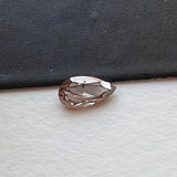 4.4x2.3mm Clear Pink Pear Diamond, Loose Faceted Rose Cut Double Cut Pear Shaped Diamond for Ring - PPKJ211