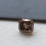 2.8x3.1mm Champagne Pink Cushion Cut Diamond, 0.20 Cts Loose Square Cushion Rose Cut Diamond For Ring - PPKJ212