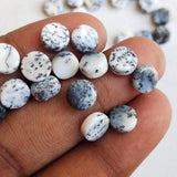 Dendrite Opal Cabochons, Natural Loose Dendrite Opal Plain Smooth Round