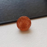9mm Sunstone Round Solitaire Cut, Loose Sunstone Faceted Solitaire Cut Gemstones - PSG408