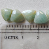 8mm Amazonite Trillion Faceted Gemstones, 6 Pcs Loose Double Side Cut Amazonite Trillion Gemstones For Jewelry - KRS295Z