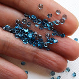 3mm Swiss Blue Topaz Round Cut Stones, Loose Original Natural Swiss Blue Solitaire Shape Topaz For Jewelry (1 Ct To 5 Ct) - KS53Z