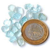 7-8mm Blue Topaz Rough Gemstones, Raw Natural Loose Rough Blue Topaz Undrilled Stones (2 Pcs T0 4 Pcs) - DGA98Z