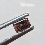 3.2x2.1mm Pink Diamond, Faceted Loose Rare 0.08 Cts Pink Emerald Cut Diamond for Ring - PPKJ218