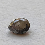 Salt And Pepper Pear Cut Diamond, CONFLICT FREE 4x3mm 0.17 Ct Natural Pear Shape Loose Diamond For Engagement Ring - PDD978