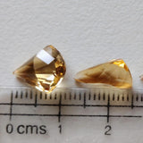12-13mm Citrine Fancy Shape Cut Stone, 3 Pieces, 8 CTW Citrine For Ring - KSN102