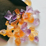 5-12mm Amethyst & Citrine, Natural Amethyst And Citrine Raw Rough Stones, Loose Rough Gemstones (10 Pcs To 50 Pcs) - DAV6Z