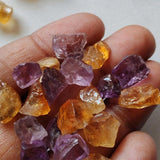 5-12mm Amethyst & Citrine, Natural Amethyst And Citrine Raw Rough Stones, Loose Rough Gemstones (10 Pcs To 50 Pcs) - DAV6Z