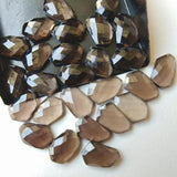 14-16mm Smoky Quartz Cabochons, Loose Smoky Quartz Fancy Shape Rose Cut Flat Back Gems For Jewelry (5 Pcs To 10 Pcs) - BGP864Z