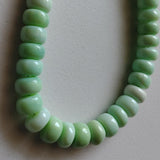 8.5mm Green Opal Faceted Rondelle Beads, Green Opal Faceted Beads For Jewelry (10 Pcs To 20 Pcs) - PSG410
