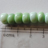 8.5mm Green Opal Faceted Rondelle Beads, Green Opal Faceted Beads For Jewelry (10 Pcs To 20 Pcs) - PSG410