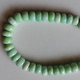 8.5mm Green Opal Faceted Rondelle Beads, Green Opal Faceted Beads For Jewelry (10 Pcs To 20 Pcs) - PSG410