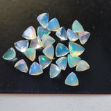 5mm Ethiopian Opal, Faceted Opal, Trillion Cut Stone, Faceted Opal For Jewelry