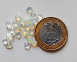 5mm Ethiopian Opal, Faceted Opal, Trillion Cut Stone, Faceted Opal For Jewelry