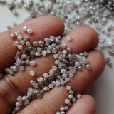 Pink Rough Diamond Rondelles, Pink Loose Rough Raw Uncut Diamonds, Conflict Free, 2mm Approx - PPKJ226