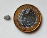 Salt And Pepper Diamond, CONFLICT FREE 4x6mm, 0.4 Ct Oval Shaped Brilliant Cut
