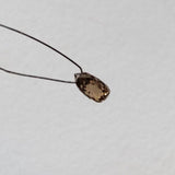 4.4x2.4mm Cognac Diamond Briolette Bead, Natural Brown Faceted Tear Drop Bead