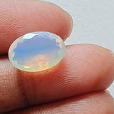 8.3x12.6mm Huge Ethiopian Opal Oval Cut stone, Natural Faceted Opal, 2 Cts