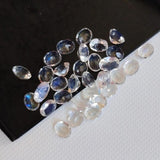 4x5mm Rainbow Moonstone Faceted Oval Cut Stone Loose Rainbow Moonstone Gemstones