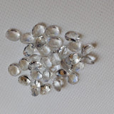 4x5mm Rainbow Moonstone Faceted Oval Cut Stone Loose Rainbow Moonstone Gemstones