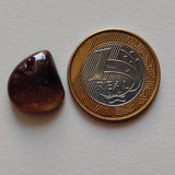 16x17mm Multi Tourmaline Cabochon, Loose Tourmaline Fancy Shape Flat Back
