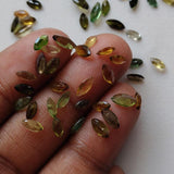 5-7mm Tourmaline Cut Stones, Multi Tourmaline Marquise Loose Gemstones