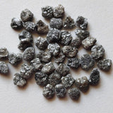 6.5-7mm Flat Grey Raw Diamond Slice, Beautiful Uncut Grey Rough Diamonds