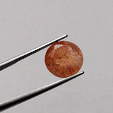 10.3mm Sunstone Round Solitaire Cut Faceted Gemstones, Loose Sunstone Solitaire Cut Gemstones - PSG407