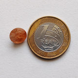 10.3mm Sunstone Round Solitaire Cut Faceted Gemstones, Loose Sunstone Solitaire Cut Gemstones - PSG407
