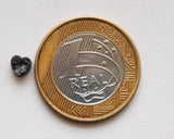 5.3mm Black Rough Diamond Heart, Loose Raw Flat Black Black Heart Diamond Cabochon For Jewelry - PDD981