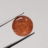 9mm Sunstone Round Solitaire Cut, Loose Sunstone Faceted Solitaire Cut Gemstones - PSG408