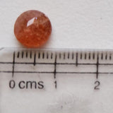 9mm Sunstone Round Solitaire Cut, Loose Sunstone Faceted Solitaire Cut Gemstones - PSG408