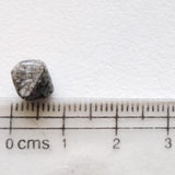 8.5x8.9mm Grey Diamond Octahedron, 1 Pc Natural Smooth Loose Rough Raw Uncut Diamond Crystal - PPKJ224