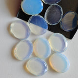 16x20mm Fire Opalite Oval Table Cut Flat Back Cabochons, Oval Loose Opalite Cabochons For Jewelry (5 Pcs To 10 Pcs) - PDG127Z