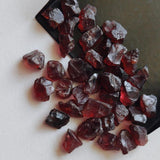 6-9 mm Garnet Undrilled Rough, Raw Garnet Stones, Rough Garnet Gemstones, Loose