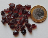 6-9 mm Garnet Undrilled Rough, Raw Garnet Stones, Rough Garnet Gemstones, Loose